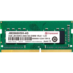 Transcend SO-DIMM 4 GB DDR4-2666 SR, Arbeitsspeicher