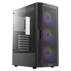 Moyen Tour ATX Antec AX20 RGB avec panneau vitré (Noir)