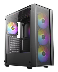 Antec AX65 ARGB Noir - MT/Sans Alim/ATX