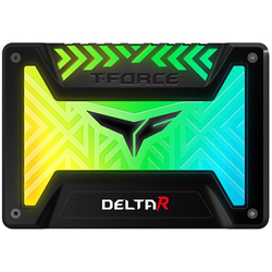 Team Group T-FORCE Delta R RGB SSD (Rainbow - Black) - 250GB