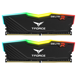 Team Group T-Force Delta RGB DDR4-3200 - 64GB - CL16 - Single Channel (1 pcs) - Intel XMP - Musta RGB
