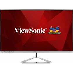 ViewSonic 32" 16:9, 1920 x 1080 SuperClear® IPS, VGA, HDMI, DisplayPort, speakers, silver bezel