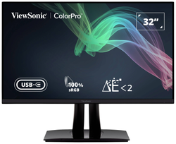 VIEWSONIC VP56 81,3 cm (32") 3840 x 2160 pixels 4K Ultra HD LED Noir