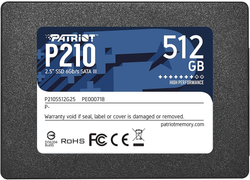 Patriot P210 512 GB, SSD schwarz, SATA 6Gb/s, 2,5"