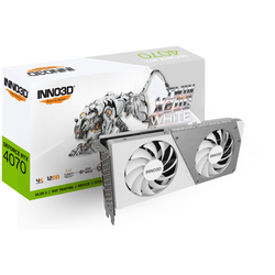 Inno3D GeForce RTX 4070 X3 OC Weiß - 12GB GDDR6X RAM