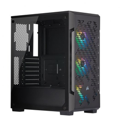 Corsair iCUE 220T RGB Boîtier Midi-tour Noir