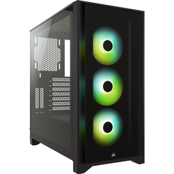 Corsair iCUE 4000X RGB, Obudowa typu Tower Czarny