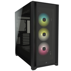 Corsair iCue 5000X RGB Tempered Glass Black Midi Tower Behuizing