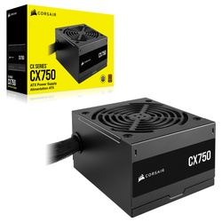 Corsair CX750 Netzteile - 750 Watt - 120 mm - 80 Plus Bronze zertifiziert