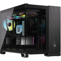 Corsair 2500X schwarz/anthrazit Tempered Glass x 2