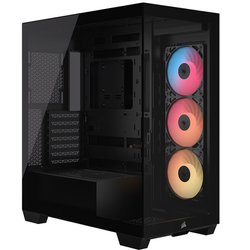 Corsair 3500X RS-R ARGB Black - Boîtier E-ATX avec fenêtre