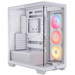 Corsair Midi Tower 3500X LXR LINK TG Wit