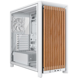 Corsair Frame 4000D RS Wood White - Boîtier ATX avec fenêtre