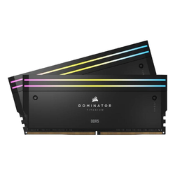 Corsair Vengeance RGB DDR5-8000 - 48GB - CUDIMM til Intel - CL38 - Dual Channel (2 pcs) - Intel XMP - Sølv med RGB