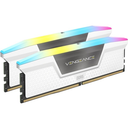 Corsair Vengeance RGB DDR5-6000 - 32GB - CL30 - Dual Channel (2 pcs) - AMD EXPO & Intel XMP - Biały z RGB