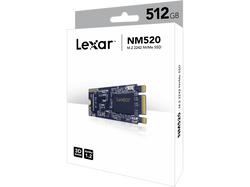 LEXAR LNM520 M.2 NVME PCIe Gen 3, 512 GB SSD, intern