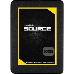 Mushkin Source, 500 GB SSD Zwart, SATA/600, 3D TLC, MKNSSDSR500GB