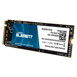 4TB Mushkin SSD ELEMENT M.2 2280 - PCIe 3.0 x4 NVMe