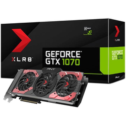 PNY GeForce GTX 1070 XLR8 OC Gaming, 8192 MB GDDR5
