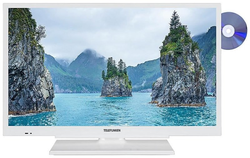 Telefunken LED-Fernseher (22 Zoll, Full HD, DVB-T2 HD, DVD) XF22G101D-W