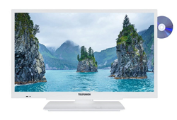 Telefunken LED-Fernseher (24 Zoll, HD-Ready, DVB-T2 HD, DVD) XH24G101D-W