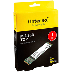 1000GB Intenso interne SSD Festplatte, M.2 Sata III TOP