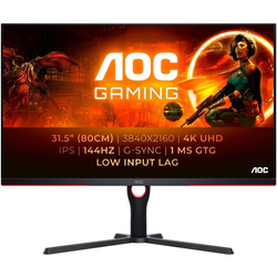 Dis 32 AOC U32G3X Gaming IPS Black-Red 16:9,1ms,2*HDMI,2*DP