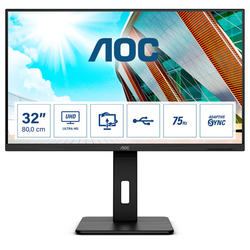 AOC Pro-line U32P2 écran plat de PC 80 cm (31.5") 3840 x...