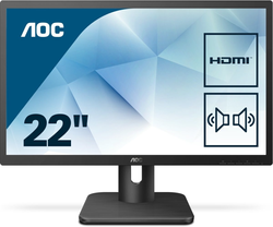 AOC Moniteur LCD 22E1D 54,6 cm 21,5" Full HD WLED - 16:9