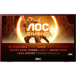 AOC GAMING 16G3 15.6" Full HD 144Hz Portable IPS monitor