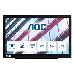 AOC I1601FWUX 15.6 inch monitor Moniteurs PC