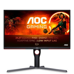 Ecran 25" AOC Gaming 25G3ZM/BK Full HD (Noir) 240Hz