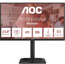 AOC 24E4U 60,5 cm 23.8 Zoll 1920 x 1080 Pixel Full HD LED 4 ms Schwarz