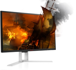 AOC AGON AG241QG, 60,96 cm (24 Zoll), 165Hz, G-SYNC, TN...