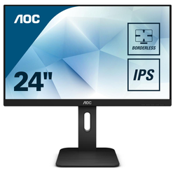 AOC 24P1, LED-Monitor schwarz, IPS, FullHD. HDMI, DisplayPort