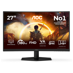 Écran PC AOC Gaming C27G42E 27" Full HD 180Hz VA Courbe HDR10 0,5ms