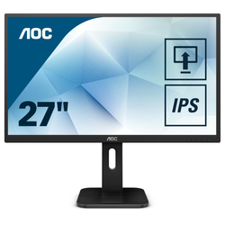 AOC Q27P1 68,6cm (27") Ergonomischer WQHD IPS Monitor 16:9 HDMI/VGA/DVI/DP 5ms