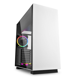 Sharkoon PURE STEEL RGB tower-behuizing Wit, Window-kit, USB 3.0