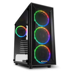 Sharkoon Sharkoon TG4M RGB ATX, Boîtier mini-tour