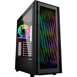 PC-Gehäuse RGB WAVE, Seitenteil aus gehärtetem Glas