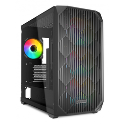 Sharkoon Behuizing MK3 RGB Micro-ATX 1xGlas zwart