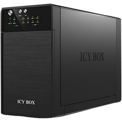 RaidSonic ICY BOX 3620-20621 3.5" (8,89cm) eSATA/USB 3.0 schwarz