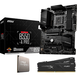 MSIB550-A PRO + AMD® Ryzen™ 5 5600X + HyperX DIMM 16 GB DDR4-3200 Kit, Set