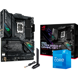 ASUS ROG STRIX B660-F GAMING WIFI + Intel® Core™ i5-12400F, Mainboard