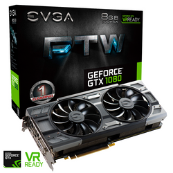 EVGA GeForce GTX 1080 FTW GAMING ACX 3.0 8GB Card