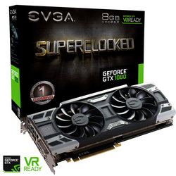 EVGA GeForce® GTX 1080 SC Gaming ACX 3.0 8Go GDDR5X