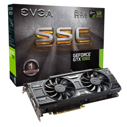 EVGA GeForce GTX 1060 SSC GAMING ACX 3.0, 6 Go