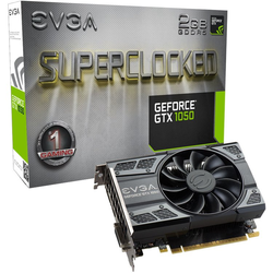 EVGA GeForce GTX 1050 (2GB) DVI-D DisplayPort HDMI