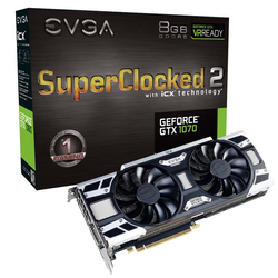 EVGA GeForce GTX 1070 SC 2 Gaming iCX, 8192 MB GDDR5