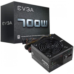 EVGA 700 W1 80+ WHITE 700W, PC-Netzteil schwarz, 2x PCIe